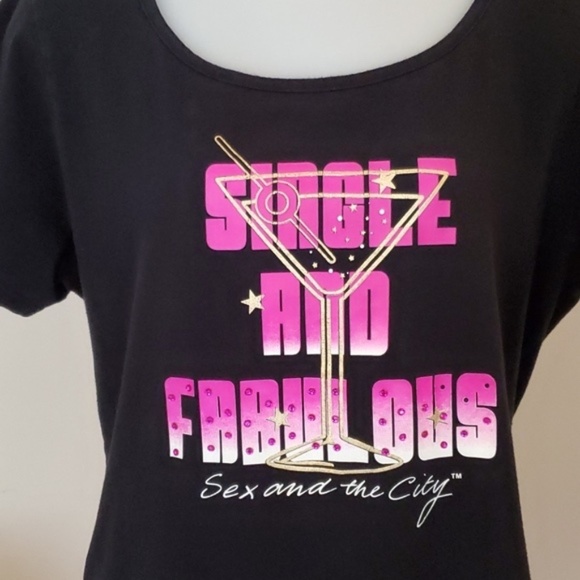 Sex & the city “Single”:tee L/XL - Picture 1 of 5